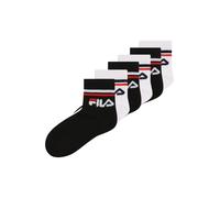 FILA Chaussettes rouge / noir / blanc, Taille 23-26,5