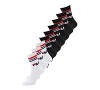 FILA Chaussettes rouge / noir / blanc, Taille 39-42
