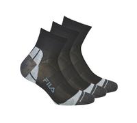 FILA Chaussettes Unisex, 3 Paires - Quarter Multisport, Chaussettes Courtes