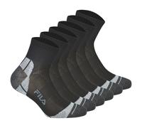 FILA Chaussettes Unisex, 6 Paires - Quarter Multisport, Chaussettes Courtes