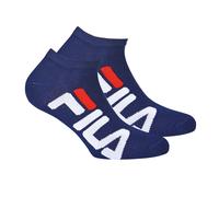 FILA Chaussettes Unisex En Paquet - Sneakers Invisibles, Logo, Uni
