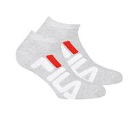 FILA Chaussettes Unisex En Paquet - Sneakers Invisibles, Logo, Uni