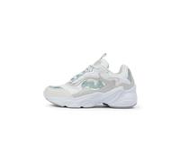 FILA Collene Logo Teens Basket, White Silver Blue Haze, 38 EU