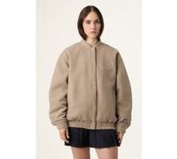 FILA Como Oversized Felted Varsity Jacket Weathered Teak Taille: XS | Blousons d'aviateurs Outlet | Femme