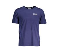 Fila - Cotton T-Shirt - Homme - Tops - Bleu - Taille: S