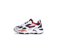 FILA Cr-cw02 Ray Tracer Kids Basket, White Navy, 34 EU