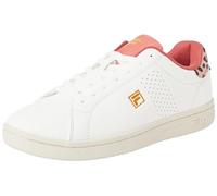 FILA Crosscourt 2 Nt Adolescents Basket, Blanc minéral Rouge, 38 EU
