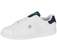FILA Crosscourt 2 NT Teens Basket, White-Medieval Blue, 36 EU Étroit