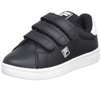 FILA Crosscourt 2 Nt Velcro Kids Basket, Noir/Blanc, 35 EU