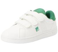 FILA Crosscourt 2 Nt Velcro Kids Basket, White Verdant Green, 34 EU