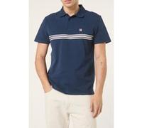 FILA Diecimo Regular Heritage Tape Polo Shirt Black Iris Taille: S | T-Shirts Outlet | Homme | Le Noir
