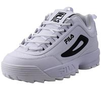 Fila Disruptor Ii Graffiti Chaussures pour femme Taille 41,5 Couleur :, blanc/noir, 40 EU