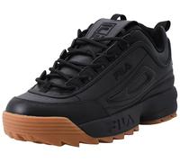 Fila Disruptor II Premium pour homme, Noir/noir/caoutchouc, 9.5