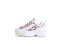 FILA Disruptor P Teens Basket, Léopard Blanc, 39 EU