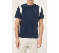 FILA Empoli Regular Blocked Towelling T-shirt Black Iris-egret Taille: S | T-Shirts Outlet | Homme | Le Noir