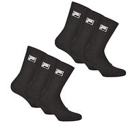 FILA Lot de 3 paires de chaussettes de tennis Noir Taille 35-38