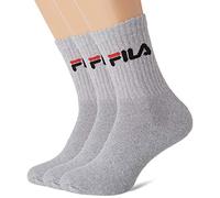 Fila Chaussettes F9505 Mixte adulte Gris XL