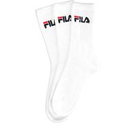 Fila Chaussettes tennis F9505 - 6 paires, blanc, logo ceinture, T. 43-46 (9-11 ROYAUME-UNI)
