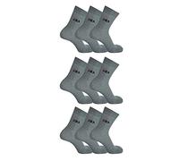 FILA Chaussettes gris / noir, Taille 43-46