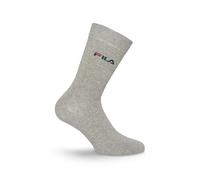 Fila Chaussettes F9630 – Mixte adulte – Grise – XL