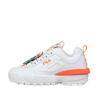 FILA Femme Disruptor Flower WMN Basket, White-Fiery Coral, 39 EU Étroit