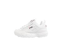 FILA Femmes Baskets basses 'Disruptor' blanc / bleu marine / rouge, Gris 38