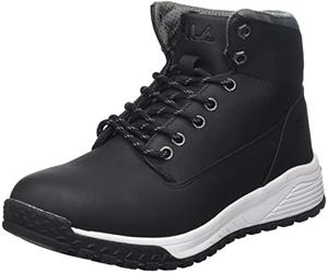 FILA Femme Lance XXI Botte Tendance, Black-Castlerock, 41 EU Étroit