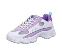 FILA Femme Strada Lucid WMN Basket, White-Fair Orchid, 42 EU Étroit