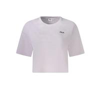 Fila, Femme, Tops, Rose, Taille: 42 FR T-shirt Rose en Coton avec Logo Imprimé