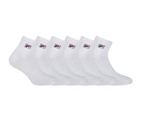 Fila Chaussettes de sport Homme Fi/Am/Lowx6 – Lot de 6 paires basses blanches, Taille 43-46