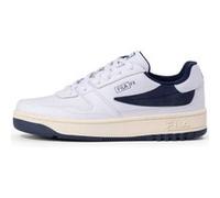 FILA Homme Fxventuno L Basket, White Navy Antique White, 45 EU