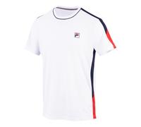 Fila Gabriel T-shirt Hommes - blanc, bleu foncé