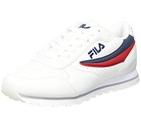 Fila Garçon Orbit Low Teens Sneaker, White Dress Blues, 39 EU