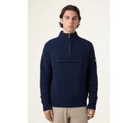 FILA Giovanni Relaxed Half-zip Knit Sailing Sweater Black Iris Taille: L | Pulls Outlet | Homme | Le Noir