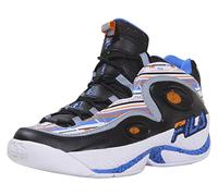 Fila Grant-Hill-3 Baskets pour homme Blanc/orange vif/bleu électrique Sz., Orange/blanc, 44 EU
