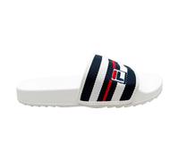 Fila Heritage Slides Tongs Hommes-Blanc,Bleu Foncé 44