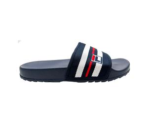Fila Heritage Slides Tongs Hommes-Bleu Foncé