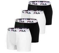 Fila Boxer FI/1BCX4/FU5016 Caleçon Boxeur, NB, XXL (Lot de 4) Homme