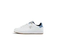 FILA Homme Courtbay F Basket, Blanc/Gris/Violet/Bleu Marine Navy, 44 EU