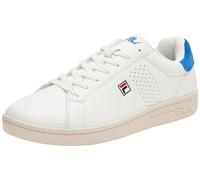 FILA Homme Crosscourt 2 F Basket, White Prime Blue, 45 EU
