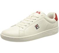 FILA Homme Crosscourt 2 F Low Basket, White Red, 46 EU
