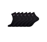 FILA Homme Fi/Am/Lowx6 Chaussettes De Sport, Noir (Noir N1 - Nr), 43-46 EU