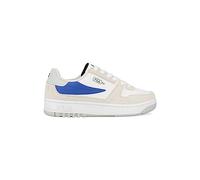 FILA Homme Fxventuno L Basket, White Prime Blue, 42 EU