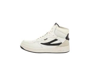 FILA Homme Sevaro Mid Basket, White Black, 44 EU