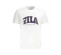 Fila, Homme, Tops, Blanc, Taille: M Lanaken Graphic T-Shirt