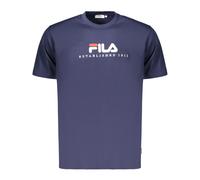 Fila, Homme, Tops, Bleu, Taille: M Valsera Regular Logo T-shirt