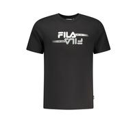 Fila, Homme, Tops, Noir, Taille: XL T-Shirt en coton