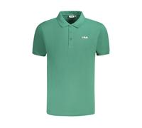 Fila, Homme, Tops, Vert, Taille: S Polo Vert avec Broderie