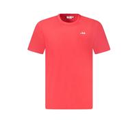 Fila - T-shirt col rond imprimé - Homme - Tops - Rouge - Taille: M