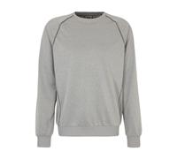 FILA Landin Raglan Crew T-Shirt à Manches Longues, Gris Clair chiné, XL Homme